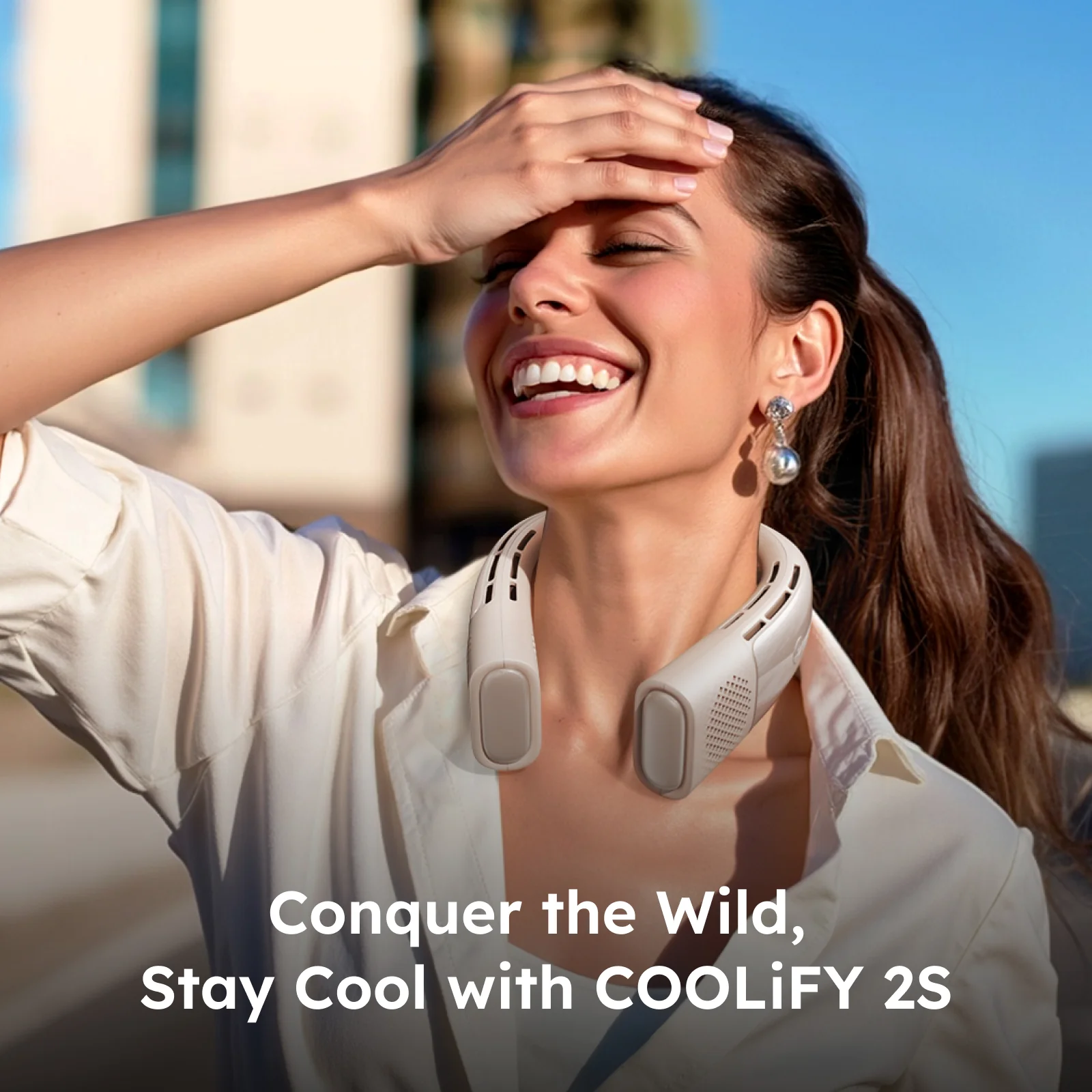 TORRAS COOLiFY 2S Neck Air Conditioner - Rose Gold - Image 7