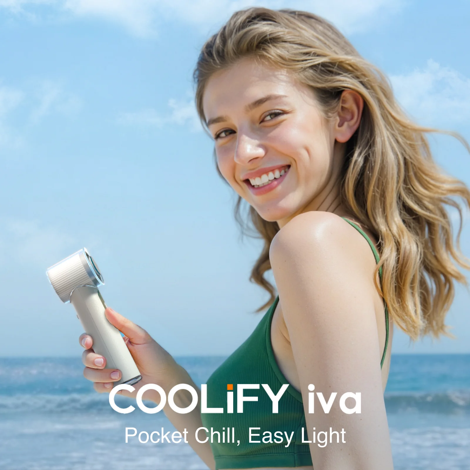 TORRAS COOLiFY iva Handheld Fan - White - Image 3
