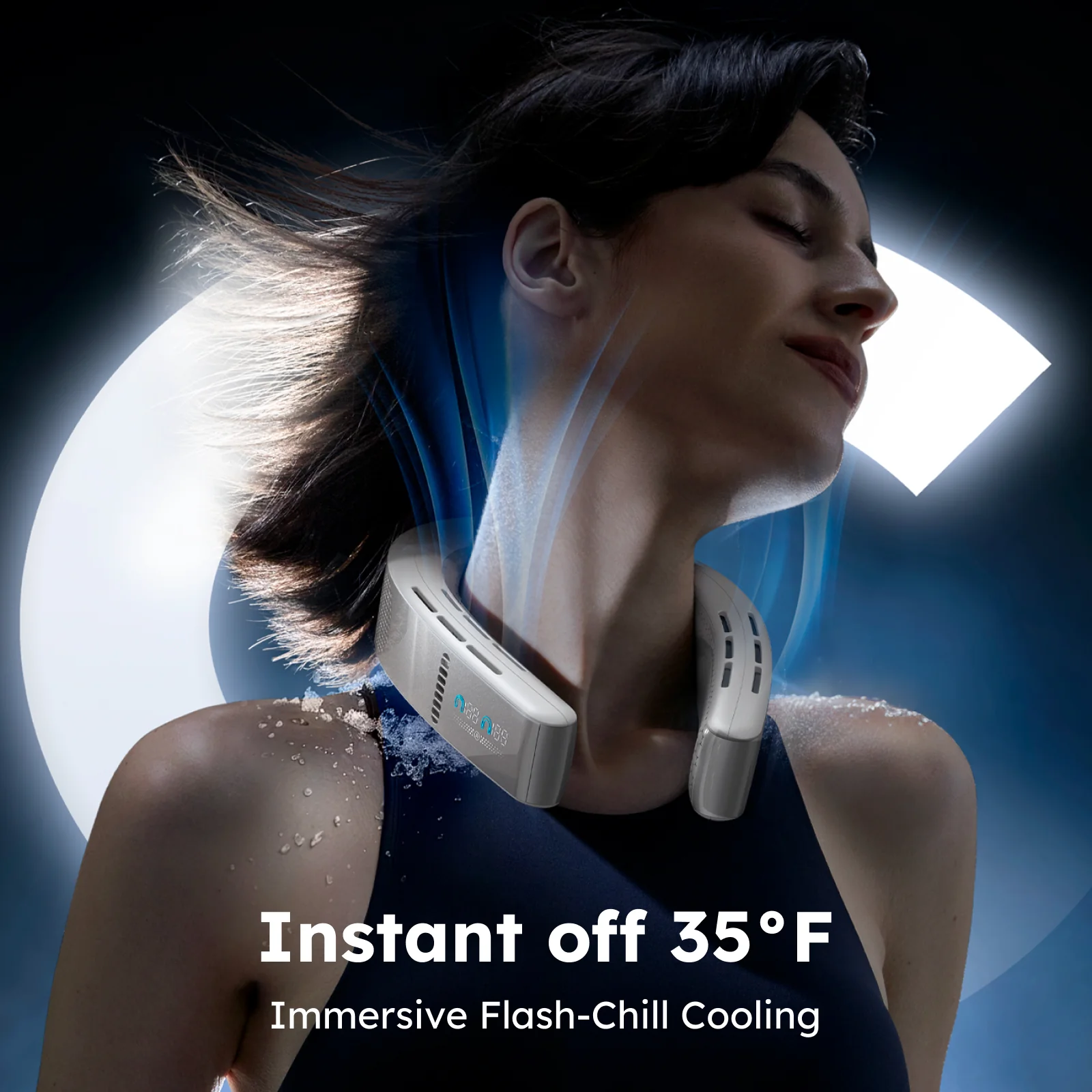 TORRAS COOLiFY Cyber Neck Air Conditioner - Cascade Black - Image 5